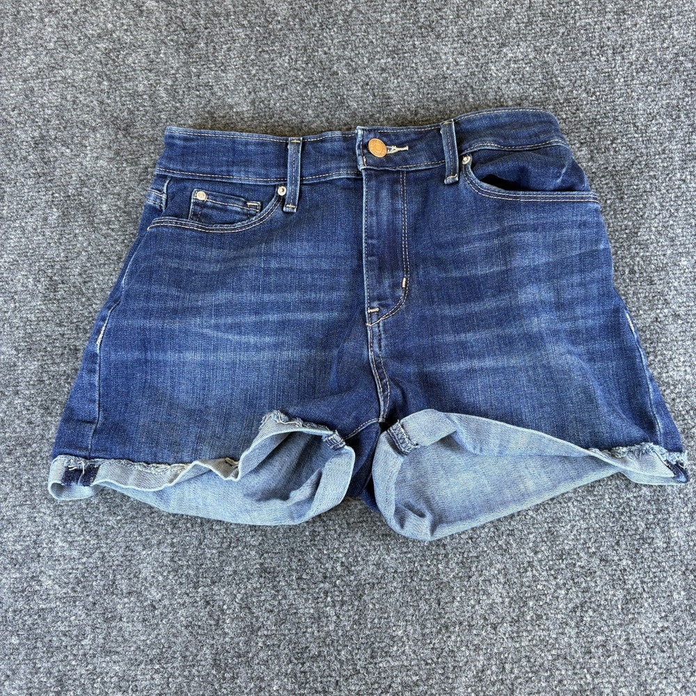 Signature by Levi Strauss & Co. Cut Off Shorts Womens 26x4 Blue Denim High Rise
